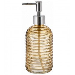 Porta Sabonete Líquido Glow 500ml De Vidro Cor Âmbar